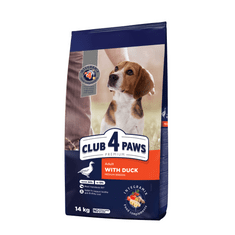 Club4Paws Premium pre dospelých psov stredných plemien s kačacim mäsom 14kg