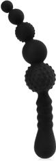 XSARA Dvoustranné anální dildo plug kuličková sonda k ostrým análním hrátkám - 71527460