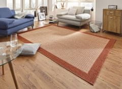 Kusový koberec Natural 102717 Terracotta – na von aj na doma 200x290