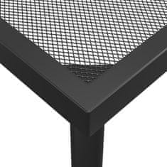 Petromila vidaXL Záhradný stôl antracitový 165x80x72 cm oceľová sieťovina