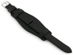 Tayma Kožený remienok na hodinky W85 - Podložka - Čierna - 18 mm