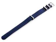 Tayma N03 remienok na hodinky - námornícka modrá - 18 mm