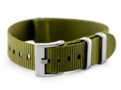 Tayma N03 remienok na hodinky - zelený - 20 mm
