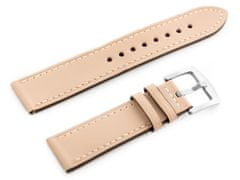 Tayma Kožený remienok na hodinky W81 - ružový - 20 mm