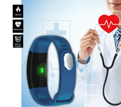 Rubicon Dámsky náramok Smartband Rnce80 – monitor krvného tlaku (Sr024c)