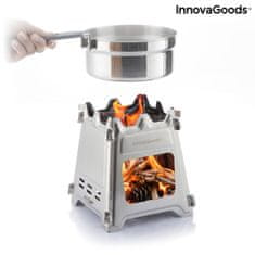 InnovaGoods Oceľový kempingový varič Flamet