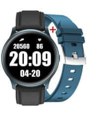 Gino Rossi Pánske inteligentné hodinky G.Rswsf1-6f1-1 modrá/čierna + extra remienok (Sg003d)