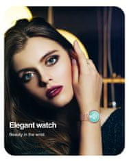 Pacific Inteligentné hodinky pre ženy 18-4 – náramok + remienok: strieborná/biela (Sy015d)