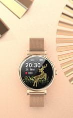 Rubicon Dámske inteligentné hodinky Rnbe64 – monitor krvného tlaku, pulzný oxymeter (Sr013c)