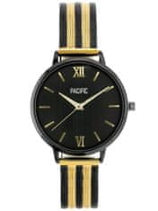 Pacific Dámske hodinky X6172 – čierno/zlaté (Zy657c)