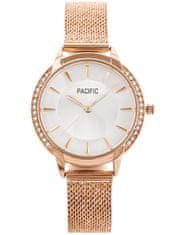Pacific Dámske hodinky X6167 – sieťované – Rosegold (Zy660c)
