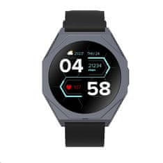 Canyon smart hodinky Otto SW-86, 1,3" LTPS, SpO2, HR, krvný tlak, 25 multi-šport, black