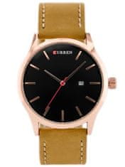 Curren Pánske hodinky 8214 (Zc014e) - hnedé/čierne