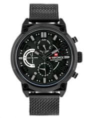 NaviForce Pánske hodinky Husler 2 (Zn028b) - čierna/sivá