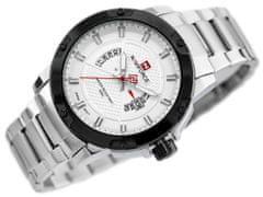NaviForce Pánske hodinky - Mercury (Zn038a) - Strieborné