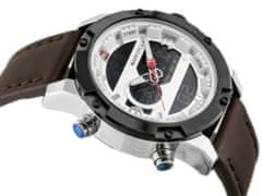 NaviForce Pánske hodinky - Nf9097 (Zn043a) - hnedé/strieborné