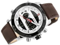 NaviForce Pánske hodinky - Nf9097 (Zn043a) - hnedé/strieborné