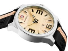 NaviForce Pánske hodinky - Nf9098 (Zn045a) - béžová/čierna
