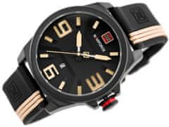 NaviForce Pánske hodinky – Nf9098 (Zn045c) – čierna/béžová