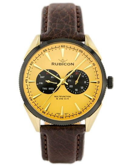 Rubicon Pánske hodinky Rncd69 – Multidata (Zr081e)