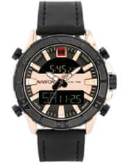 NaviForce Pánske hodinky - Nf9114 (Zn046d) - Black/Rosegold