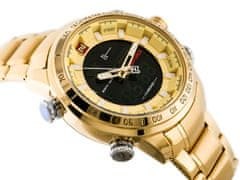 NaviForce Pánske hodinky – Nf9093 (Zn041e) – zlaté + krabička