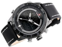 NaviForce Pánske hodinky – Nf9144 (Zn077a) – čierno/biele + krabička