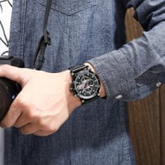 NaviForce Pánske hodinky - Nf9131 (Zn086a) Black/W. + Krabička