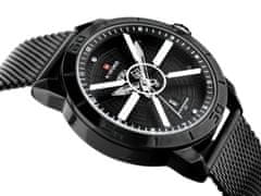 NaviForce Pánske hodinky - Nf9155 (Zn092a) čierne + krabička