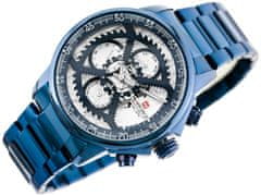 NaviForce Pánske hodinky - Nf9150 (Zn091c) Modré + krabička