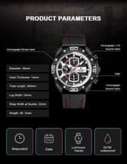 NaviForce Pánske hodinky Nf8018t - Chronograf (Zn123b) + krabička