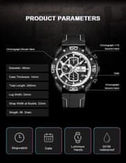 NaviForce Pánske hodinky Nf8018t - Chronograf (Zn123a) + krabička
