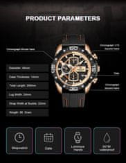 NaviForce Pánske hodinky Nf8018t - Chronograf (Zn123c) + krabička