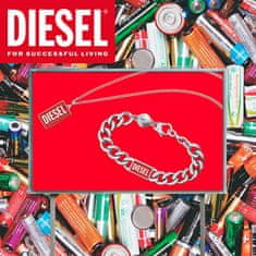 Diesel Výrazný oceľový náramok pre mužov DX1371040