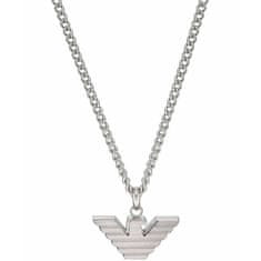 Emporio Armani Moderný oceľový náhrdelník s logom EGS2916040