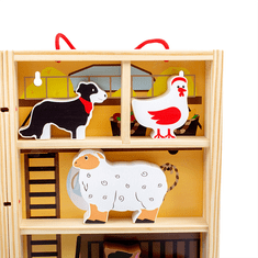 Bigjigs Toys Krabička na hranie farma zvierat