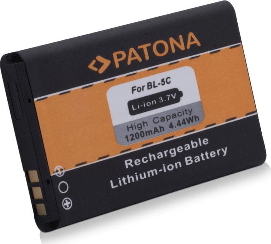 PATONA batéria pre mobilný telefón Nokia BL-5C 1200mAh 3,7V Li-Ion