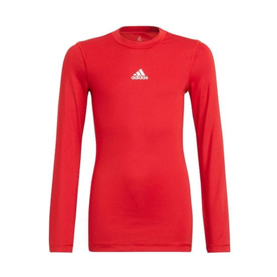 Adidas Tričko výcvik červená JR Techfit Compression