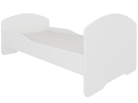 nabbi Detská posteľ s matracom Playa 80x160 cm - biela
