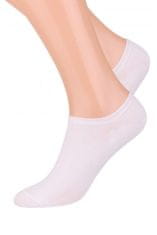 Amiatex Dámske ponožky 007 white, biela, 35/37