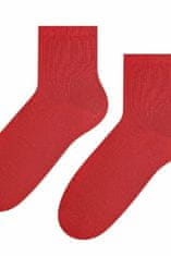 Amiatex Dámske ponožky 037 red, červená, 35/37