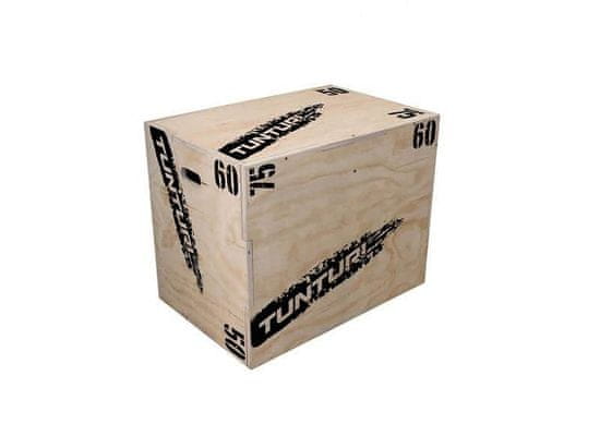 Tunturi Plyometrická debna drevená Plyo Box 40/50/60 cm