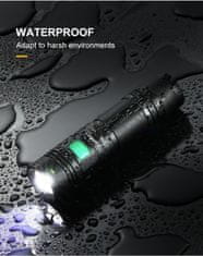 SupFire Supfire A2 LED dobíjacia baterka Luminus SST-40-W 650lm, USB, Li-ion