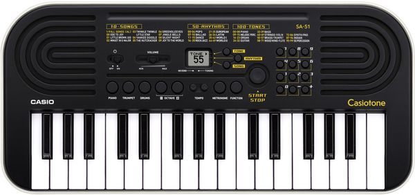 moderné klávesy casio sa51 detské vstavané reproduktory super zvuk prvé hranie na keyboard batérie