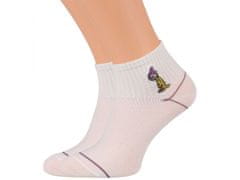 Disney Dámske krémové ponožky DISNEY Snow White and the Seven Dwarfs - 3 páry, OEKO-TEX 37-42 EU