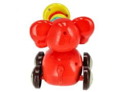 sarcia.eu Farebný slon na kolieskach, edukačná hračka 6m+ BamBam 