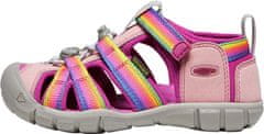 KEEN Detské sandále SEACAMP 1027411 rainbow/festival fuchsia (Veľkosť 24)