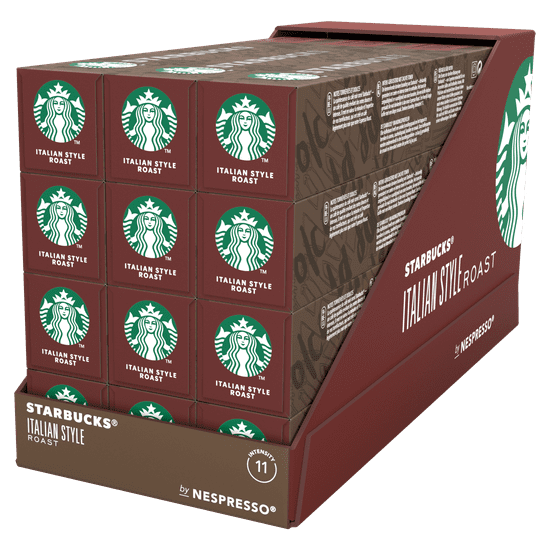 Starbucks ITALIAN STYLE ROAST by NESPRESSO Dark roast Kávové kapsule, 12x10 kapsúl v balení