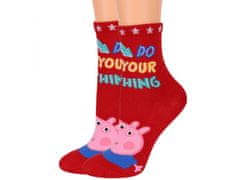 Peppa Pig George Peppa Pig Sada chlapčenských ponožiek, 4 páry dlhých ponožiek, OEKO-TEX 27-30 EU