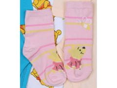 Disney Macko Pú Sada dievčenských detských ponožiek, 4 páry dlhých ponožiek, OEKO-TEX 12-18 m 80-86 cm